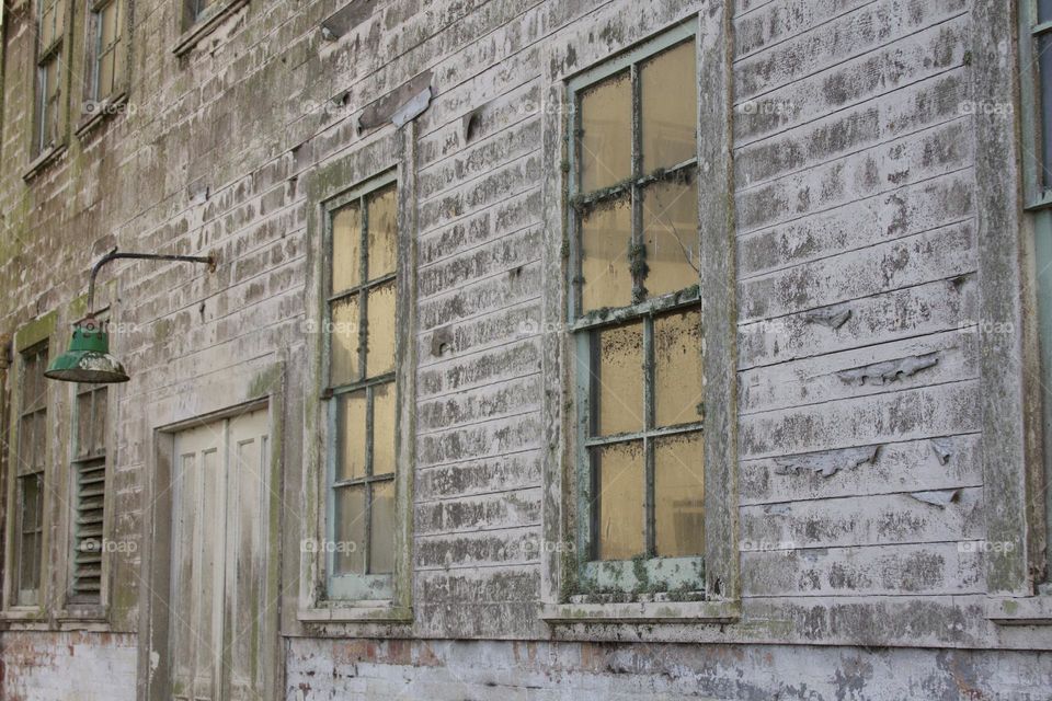 Aged Building at Alcatraz