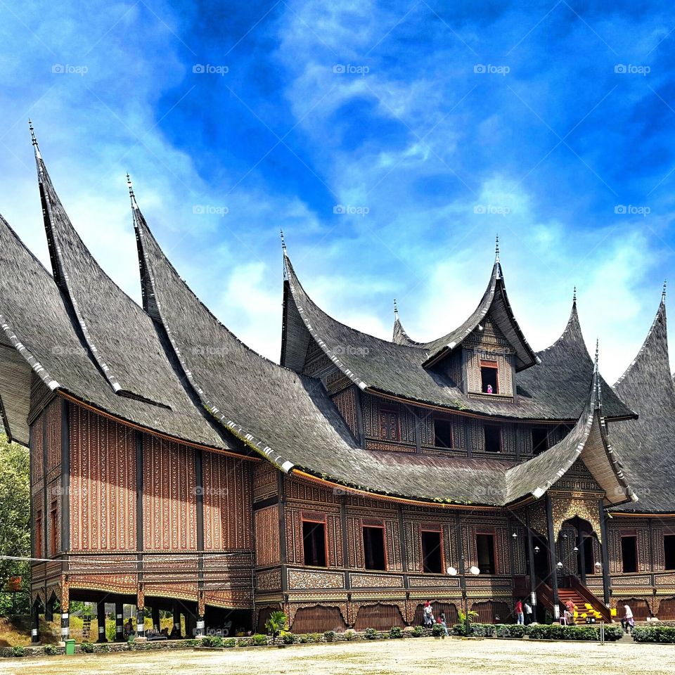 King's palace in Indonesia.