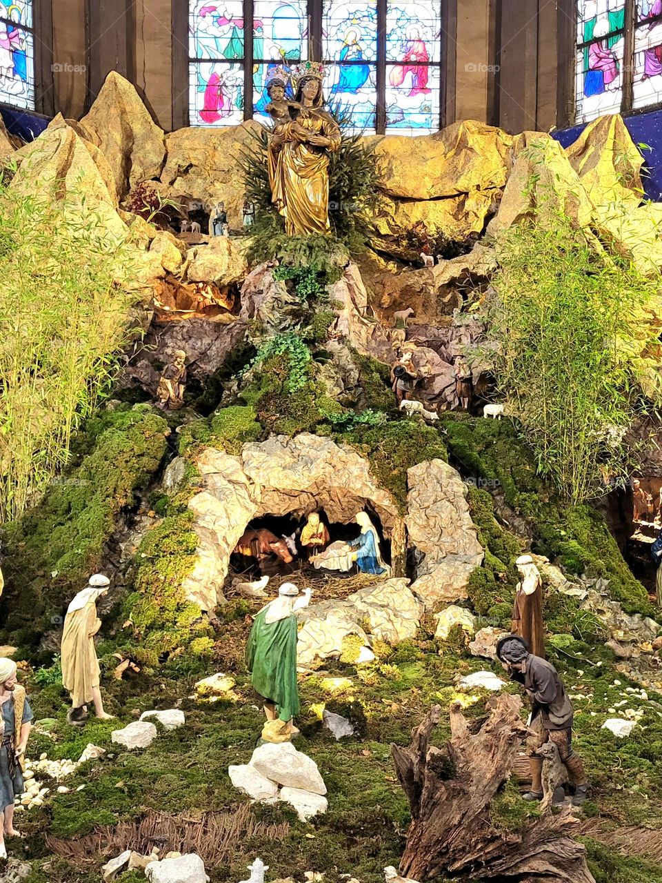 crèche à notre dame d'Honfleur