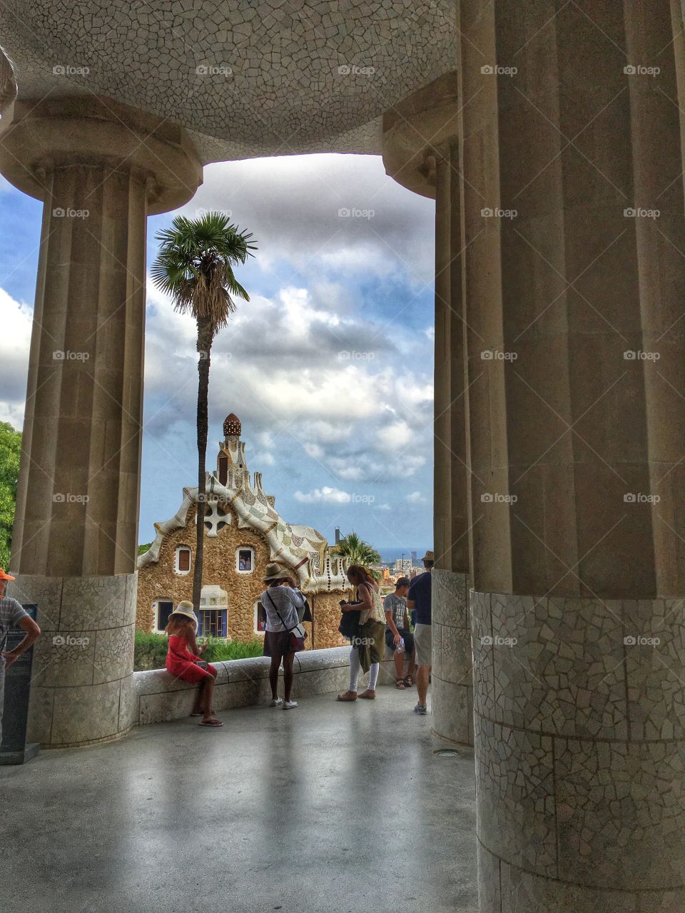 Gaudi park views 