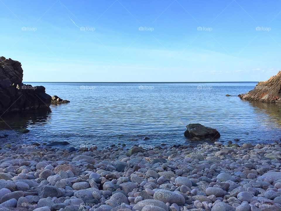 Beautiful landscape at the ocean