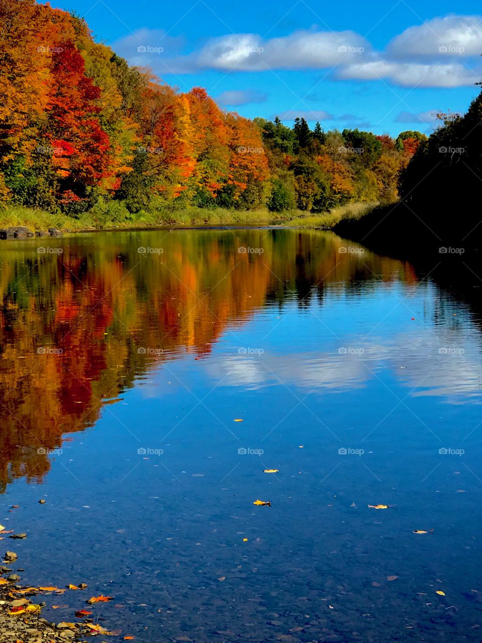 Autumn time on Meduxnekeag River