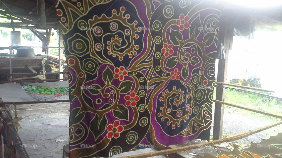 hand painting batik