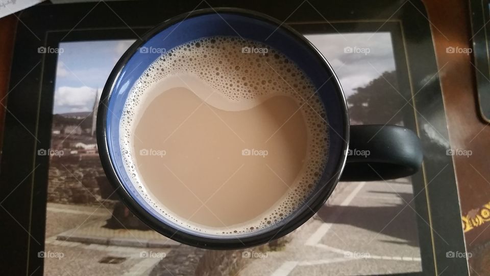 a warm cup of chai tea