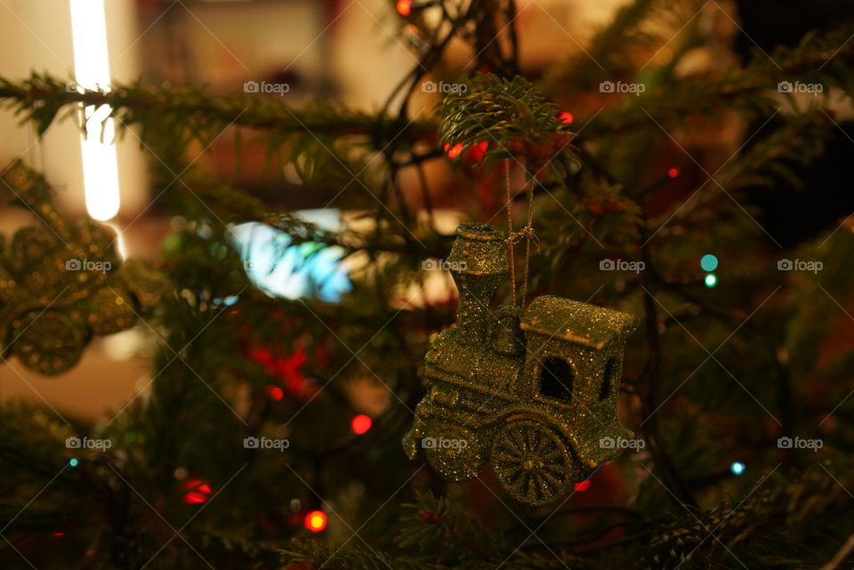 tren arbol navidad