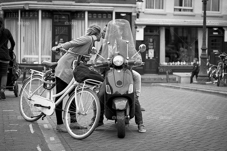 kiss. Amsterdam, Netherlands. 