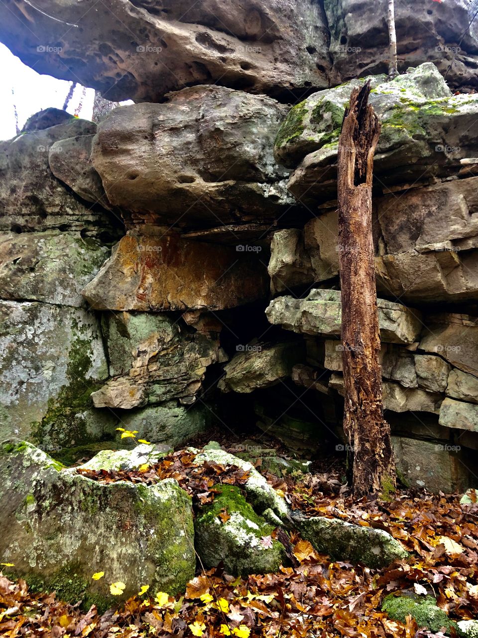 Natural rock formation 