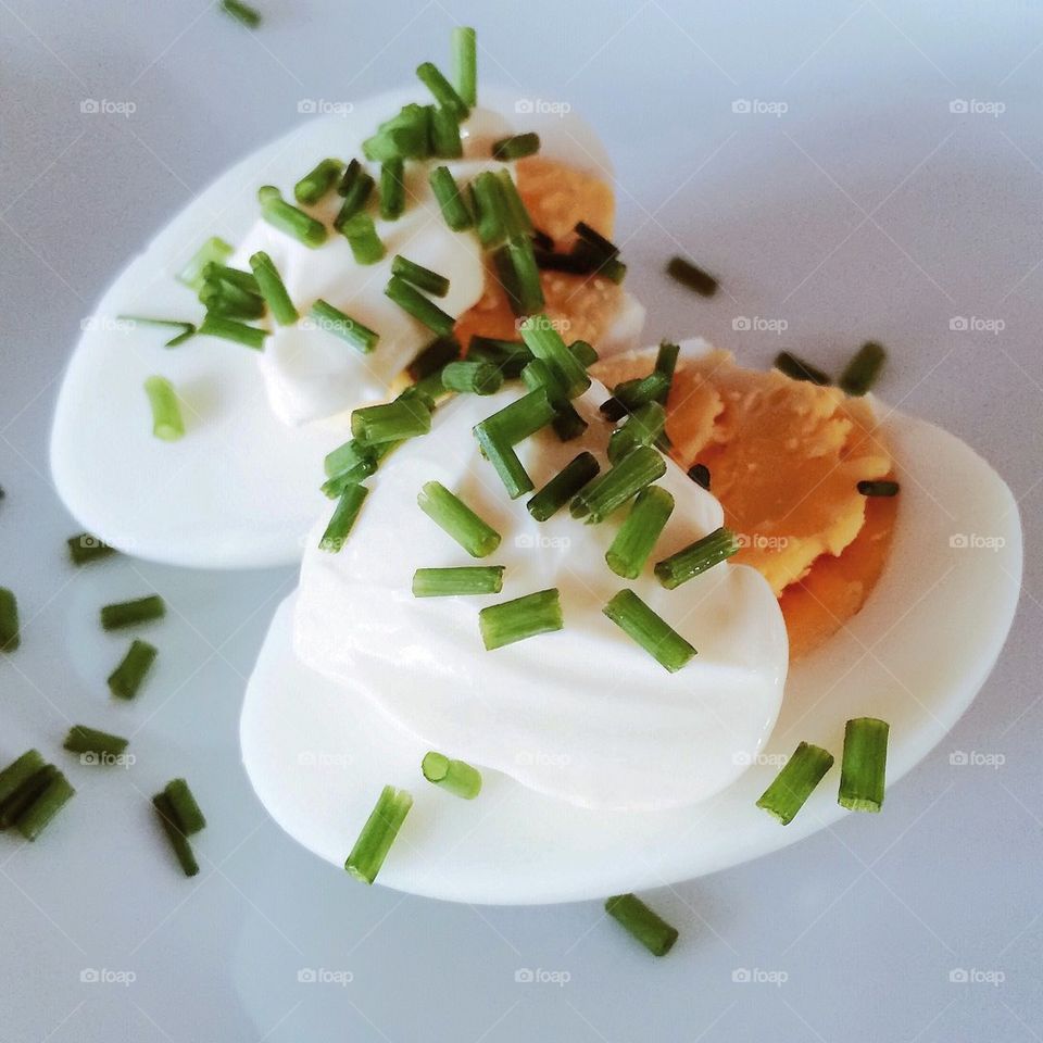 Boiled eggs