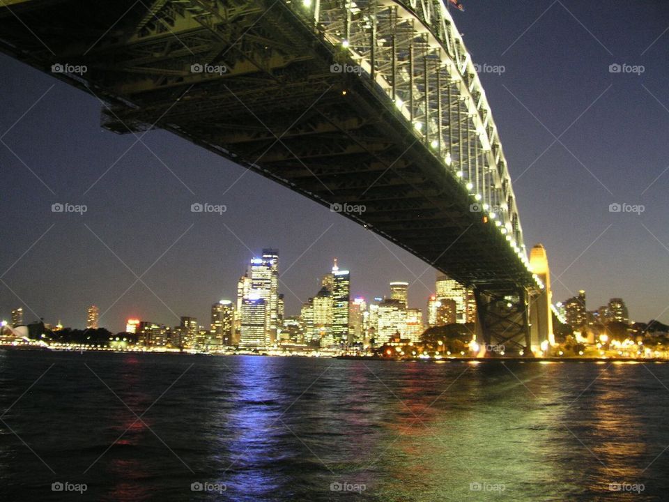 Underneath Sydney Harbour Bridge