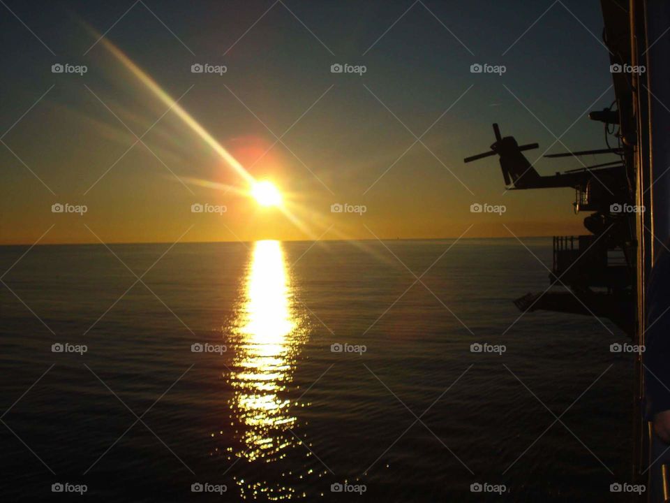 Naval Sunset