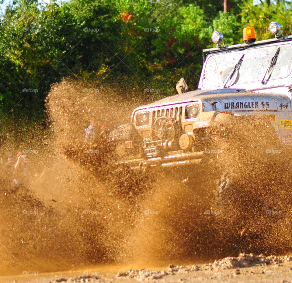 jeep truck mud mudding by lightanddrawing