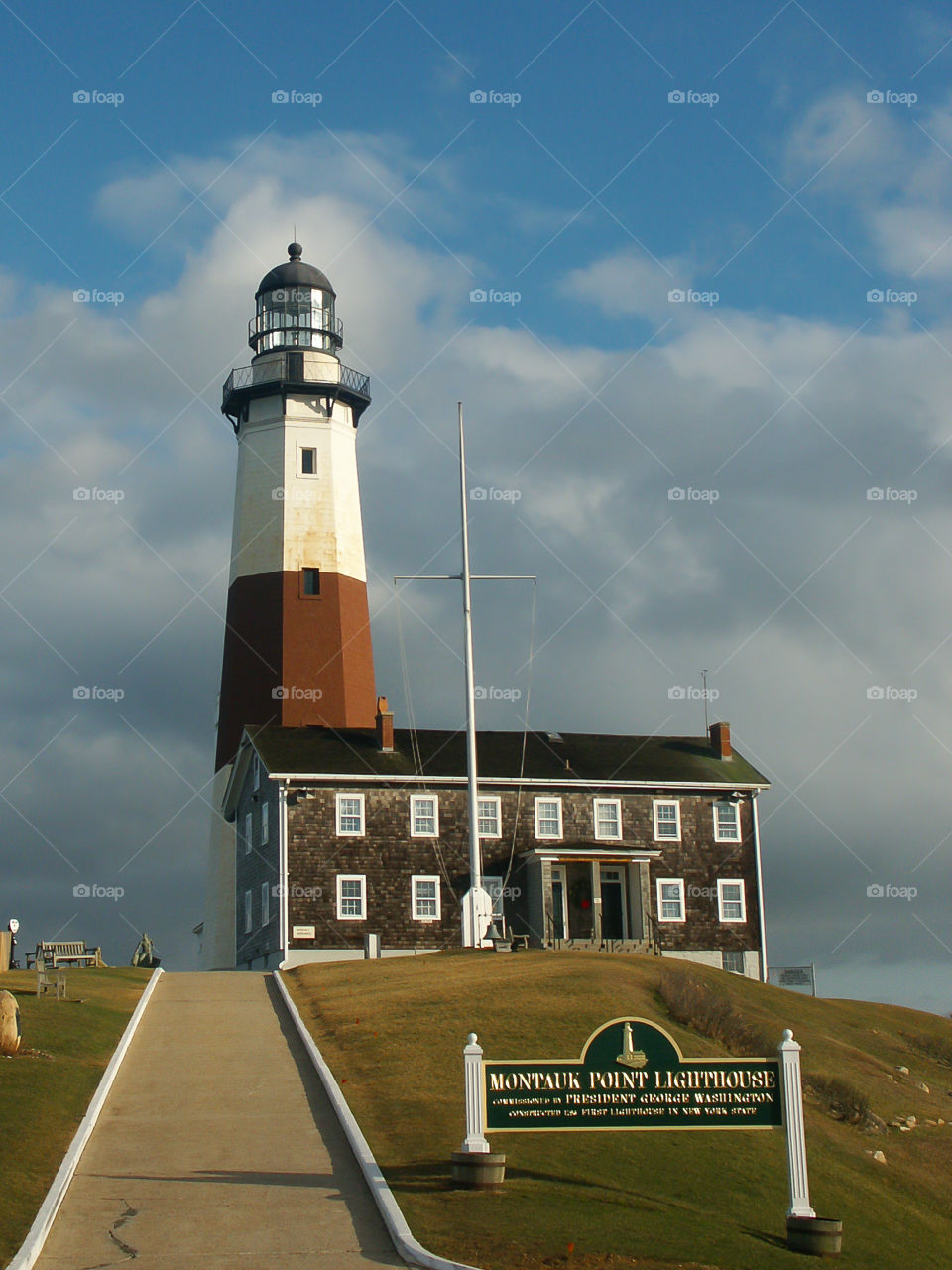 Montauk Point Lighthouse on Long Island, NY