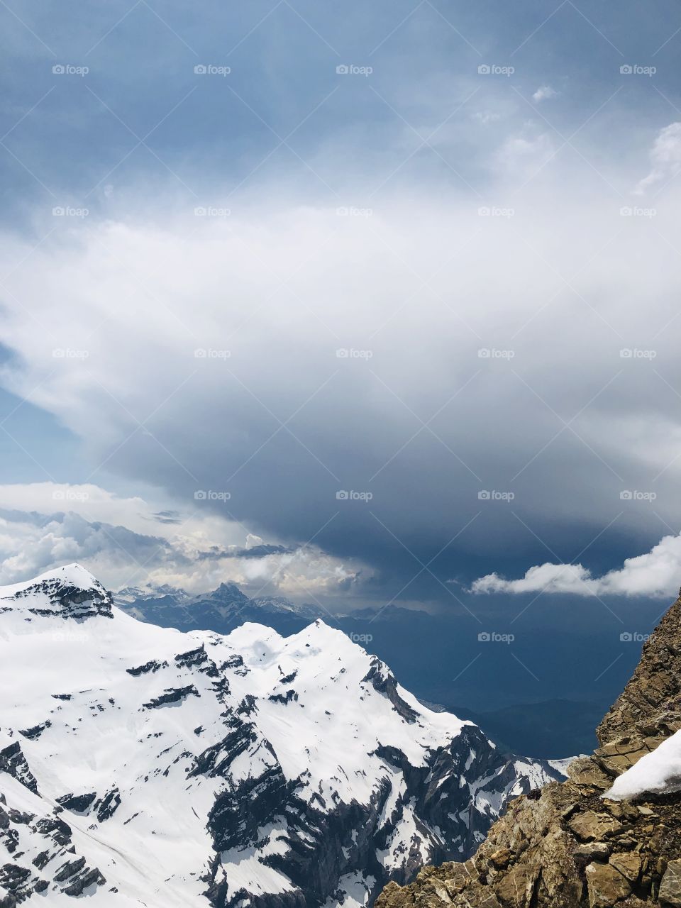 Mountain view in Switzerland