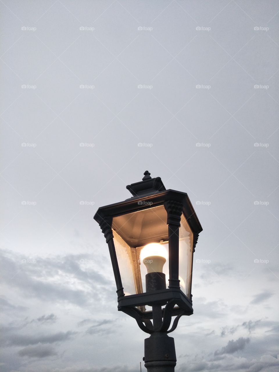Lamp, No Person, Sky, Architecture, Snow