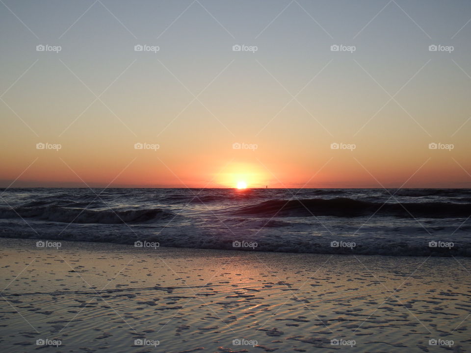 Beach sunset 