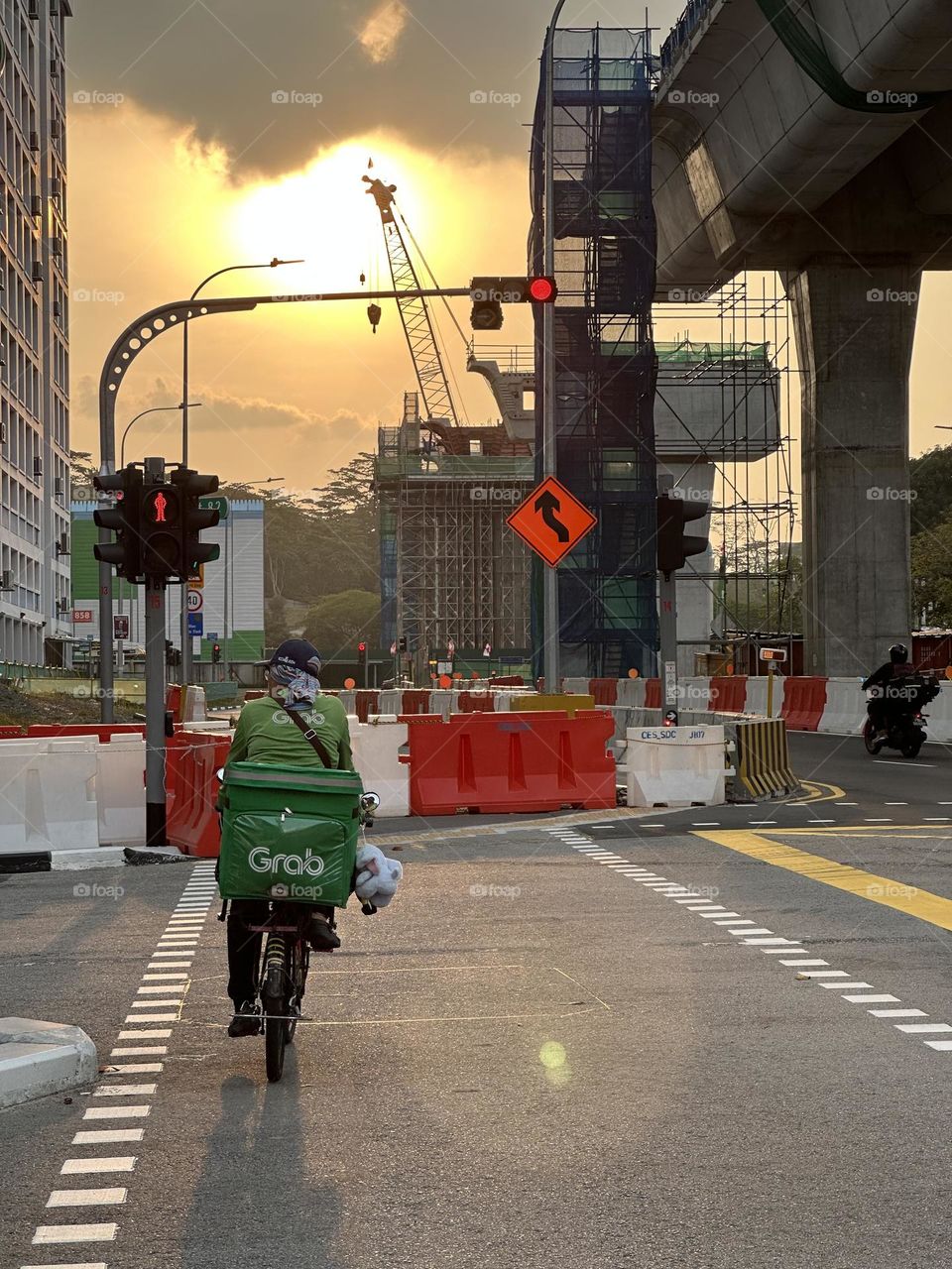 Food on the bikes…