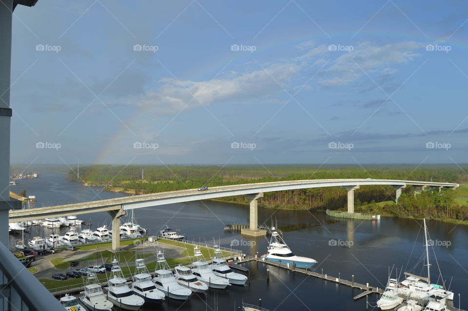 Bridge over Yachts