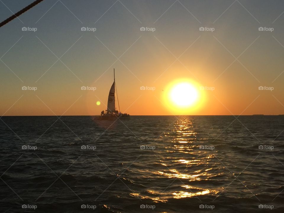Sailboat in Key West, FL