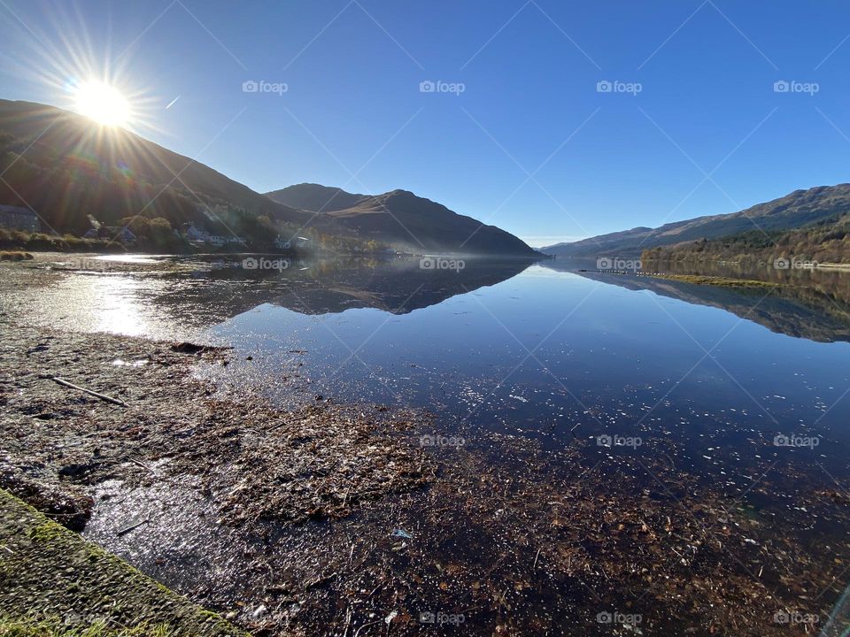 Loch Long, Arrochar. Reflection says everything 