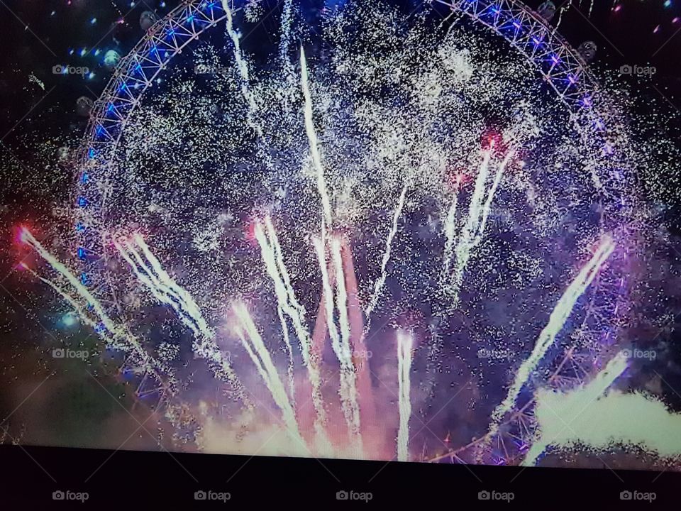 New year fireworks 2018