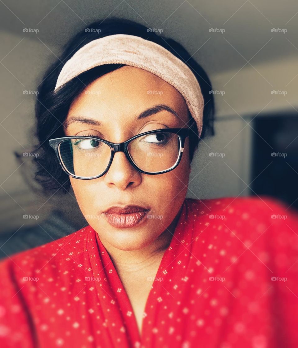 Makeup ad looking photo pinup style. 1930’s 