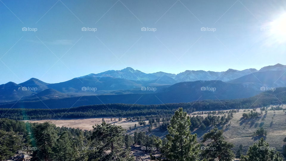 Rocky Mountain, Sunny Day, Colorado
