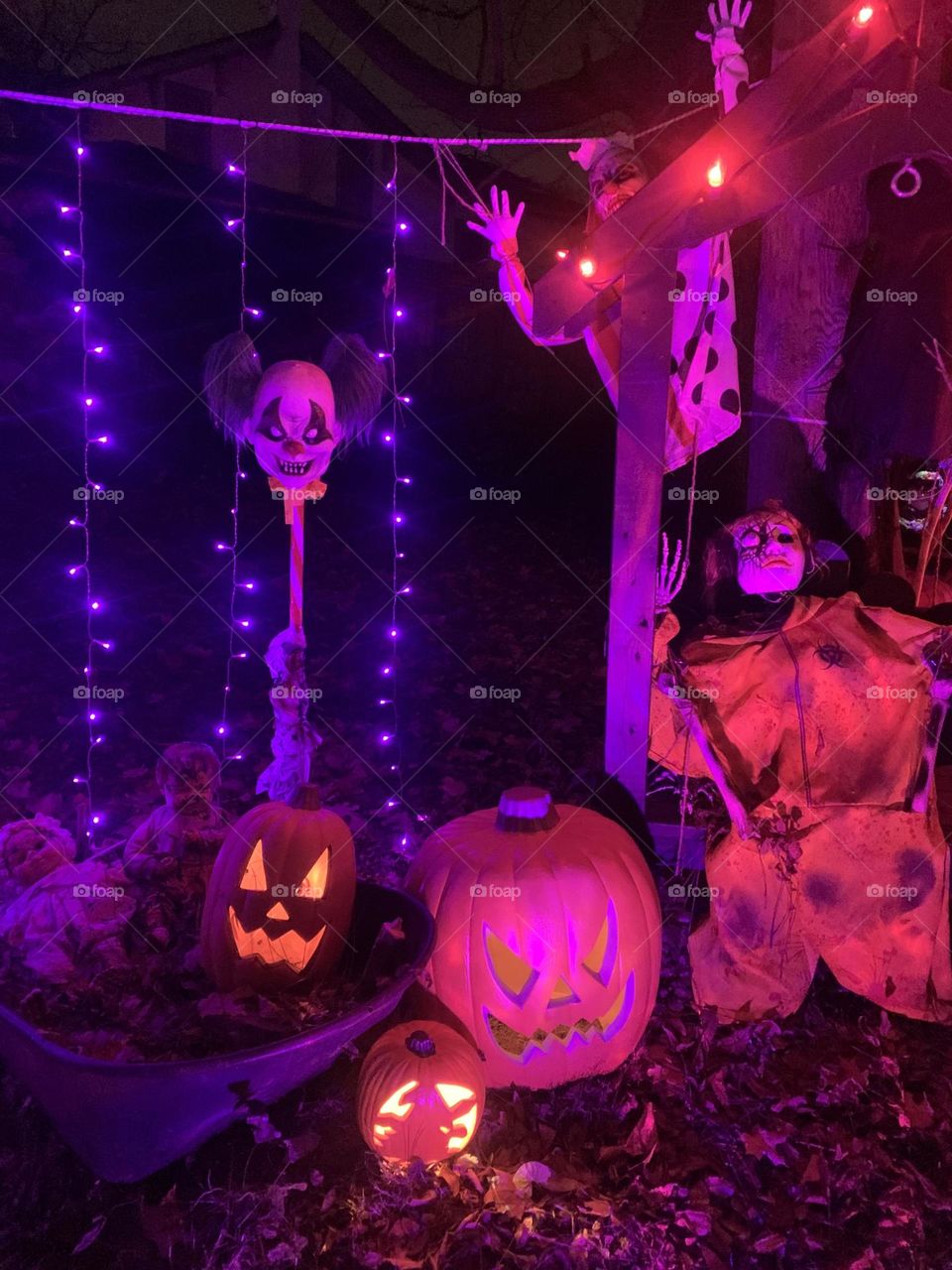 Spooky Halloween backdrop