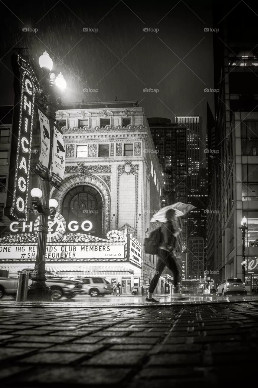 On the rain 