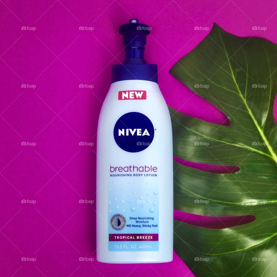 Nivea Breathable Nourishing Body Lotion In Tropical Breeze 
