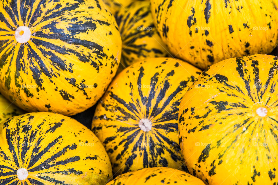 Full frame shot of melons Fruits