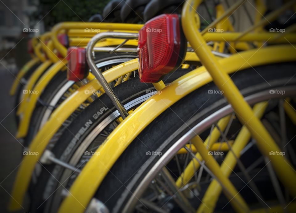 Yellow bike 