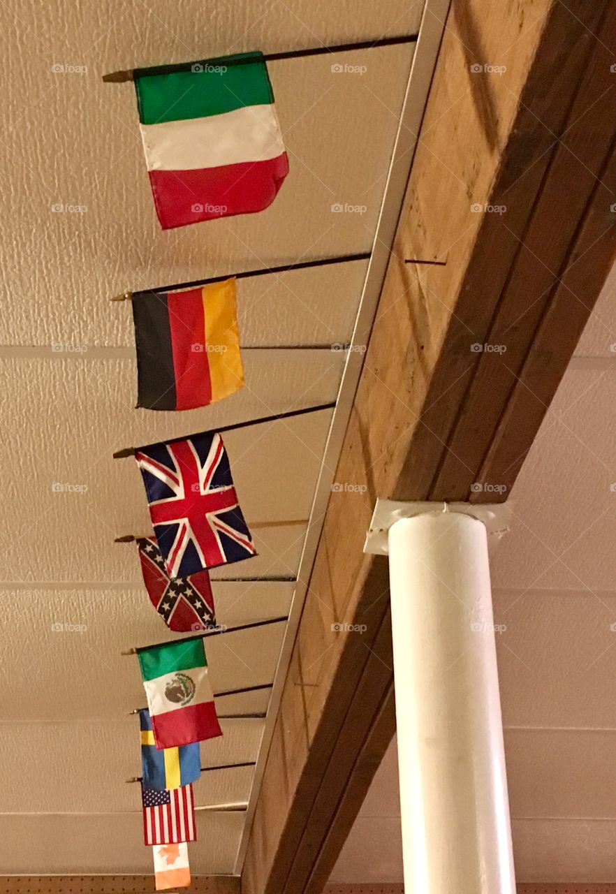 Flags of Many Friends' Ancestors