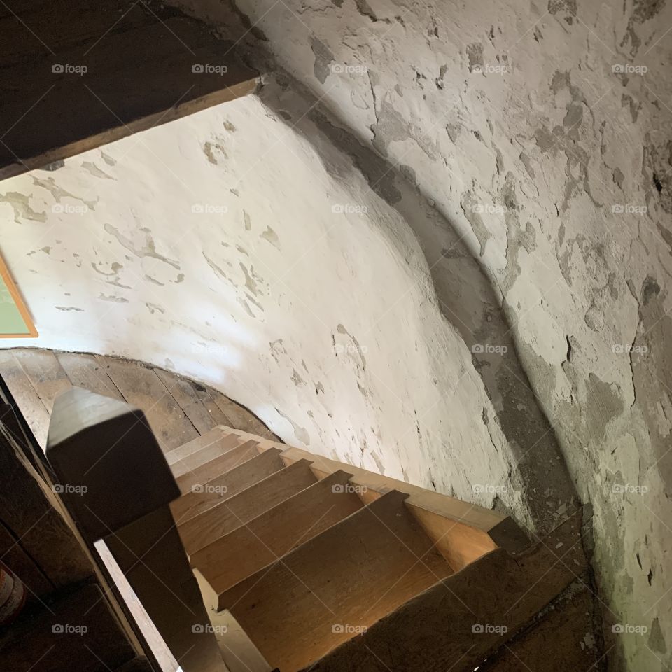 View from the top of the stairs of the Isle-aux-Coudres mill, Quebec, Canada