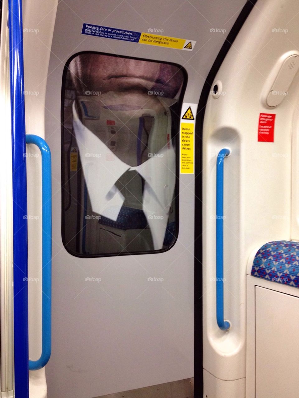 Face on the tube