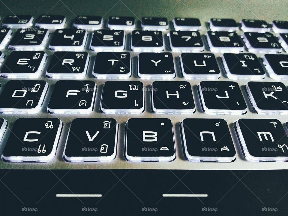 Keybaord of Laptop