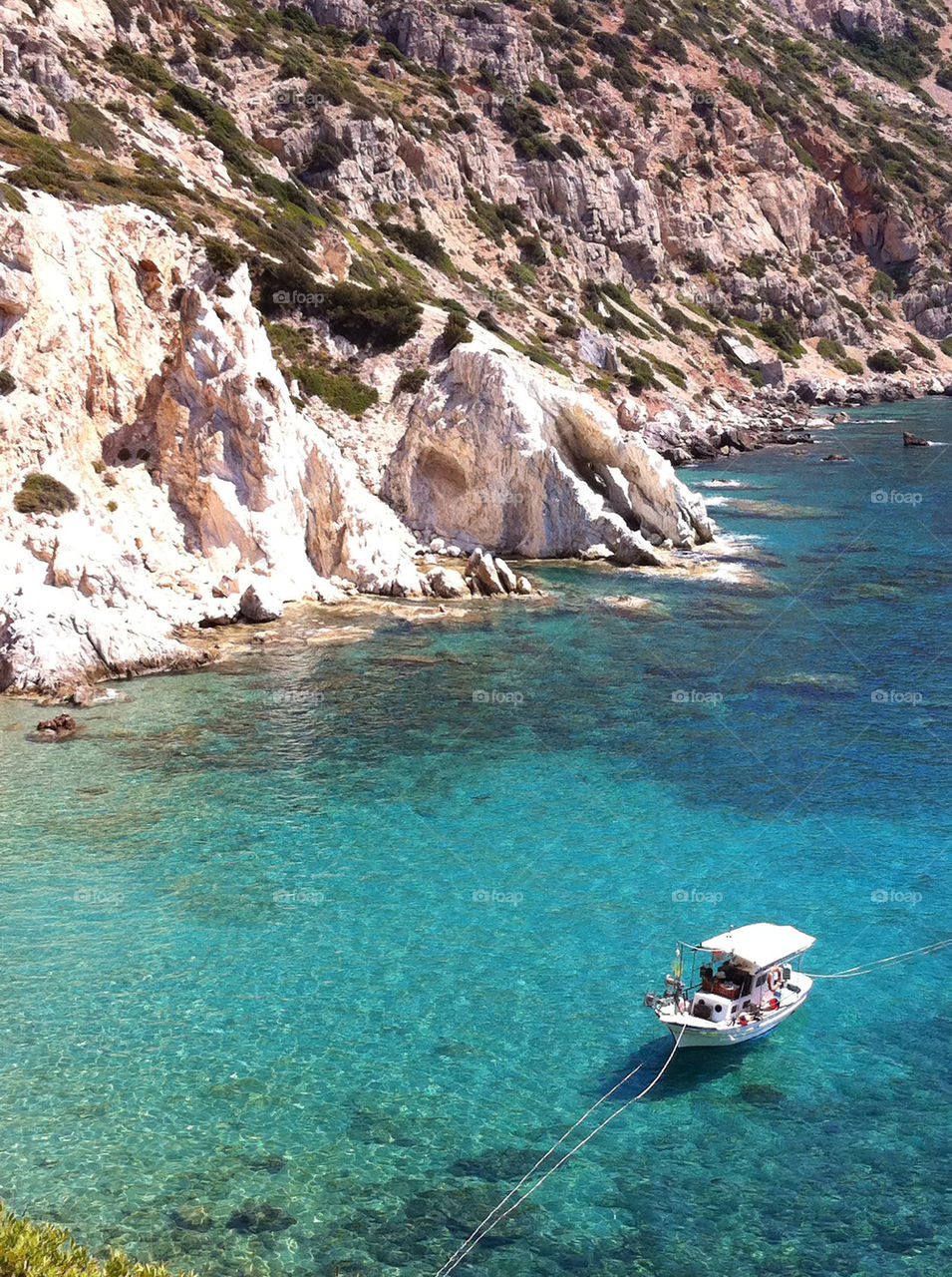 beach summer boat fishing by geflev