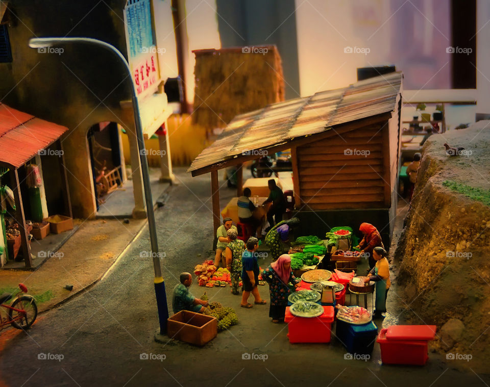 mini market for photography