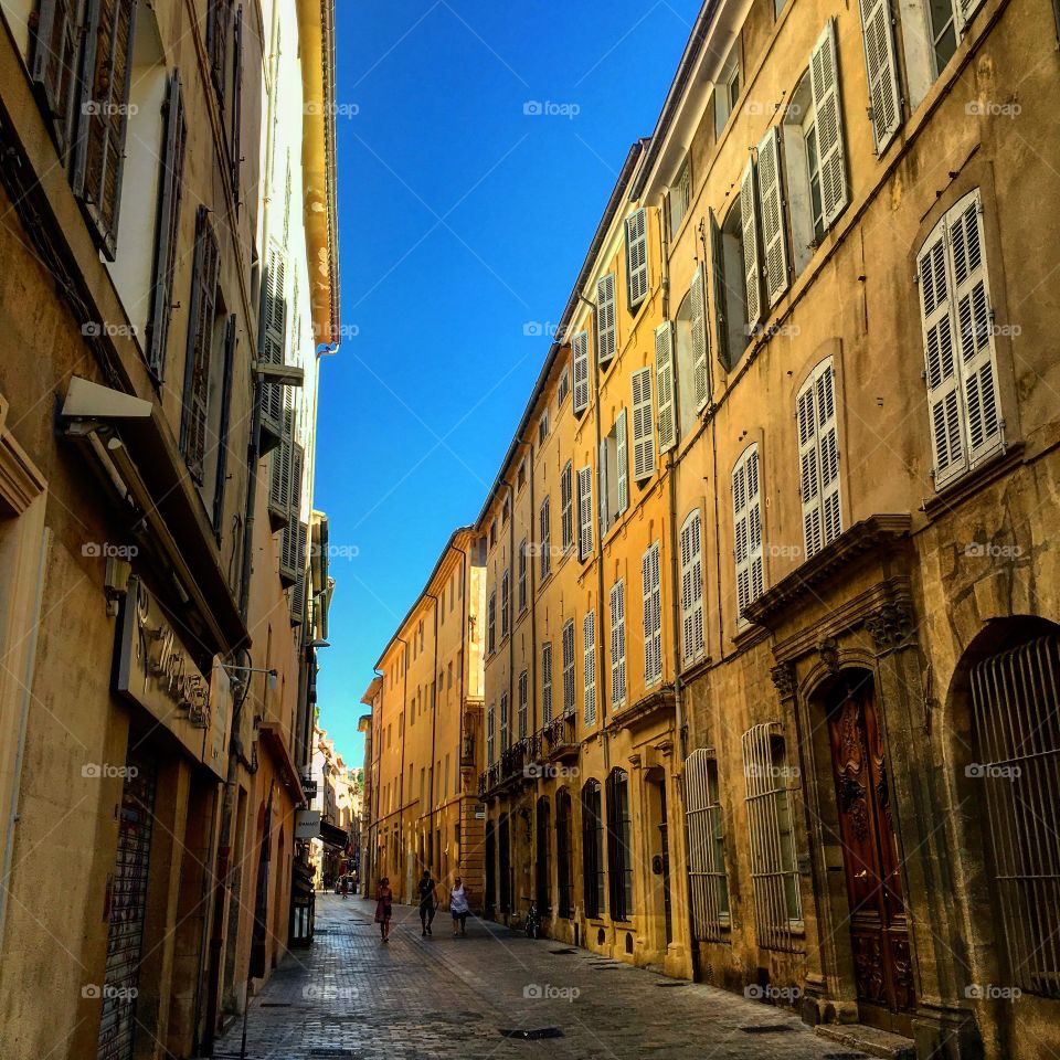 Street view from aix en Provence 