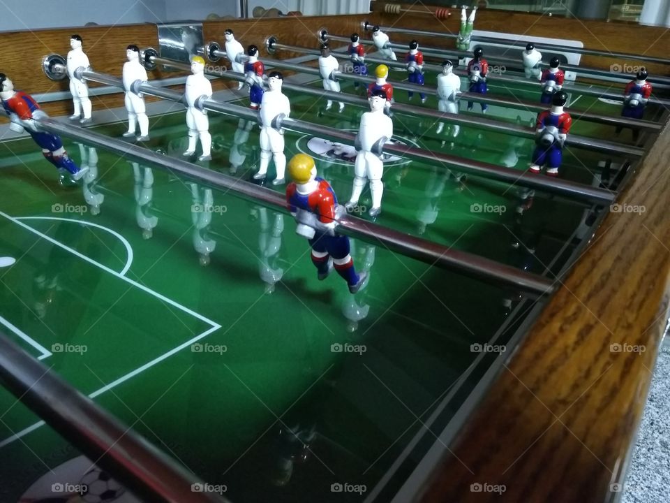 soccer on table
