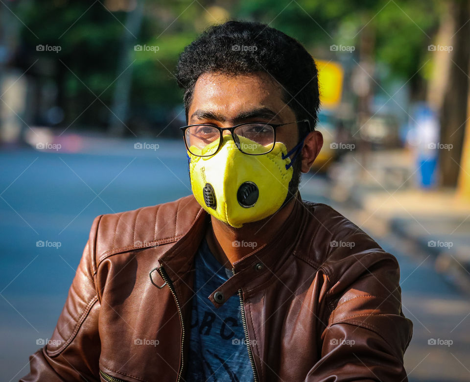 man with facemask, face, mask, man.