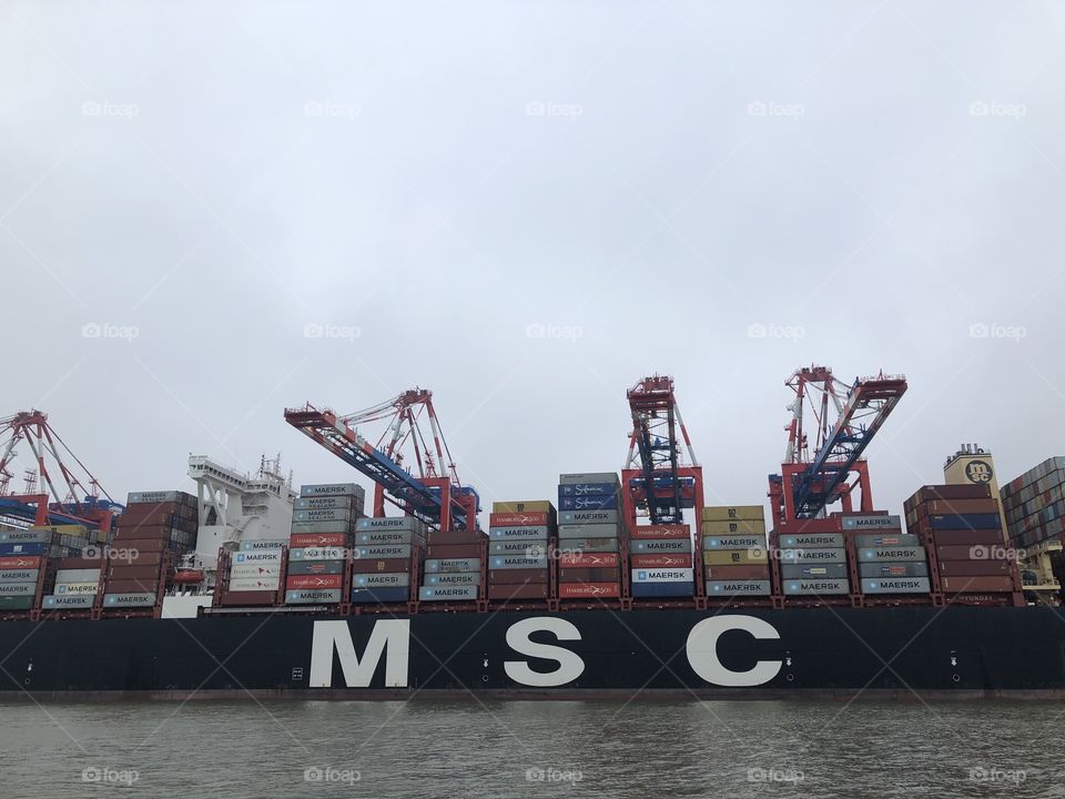 Nice ship big Company MSC 