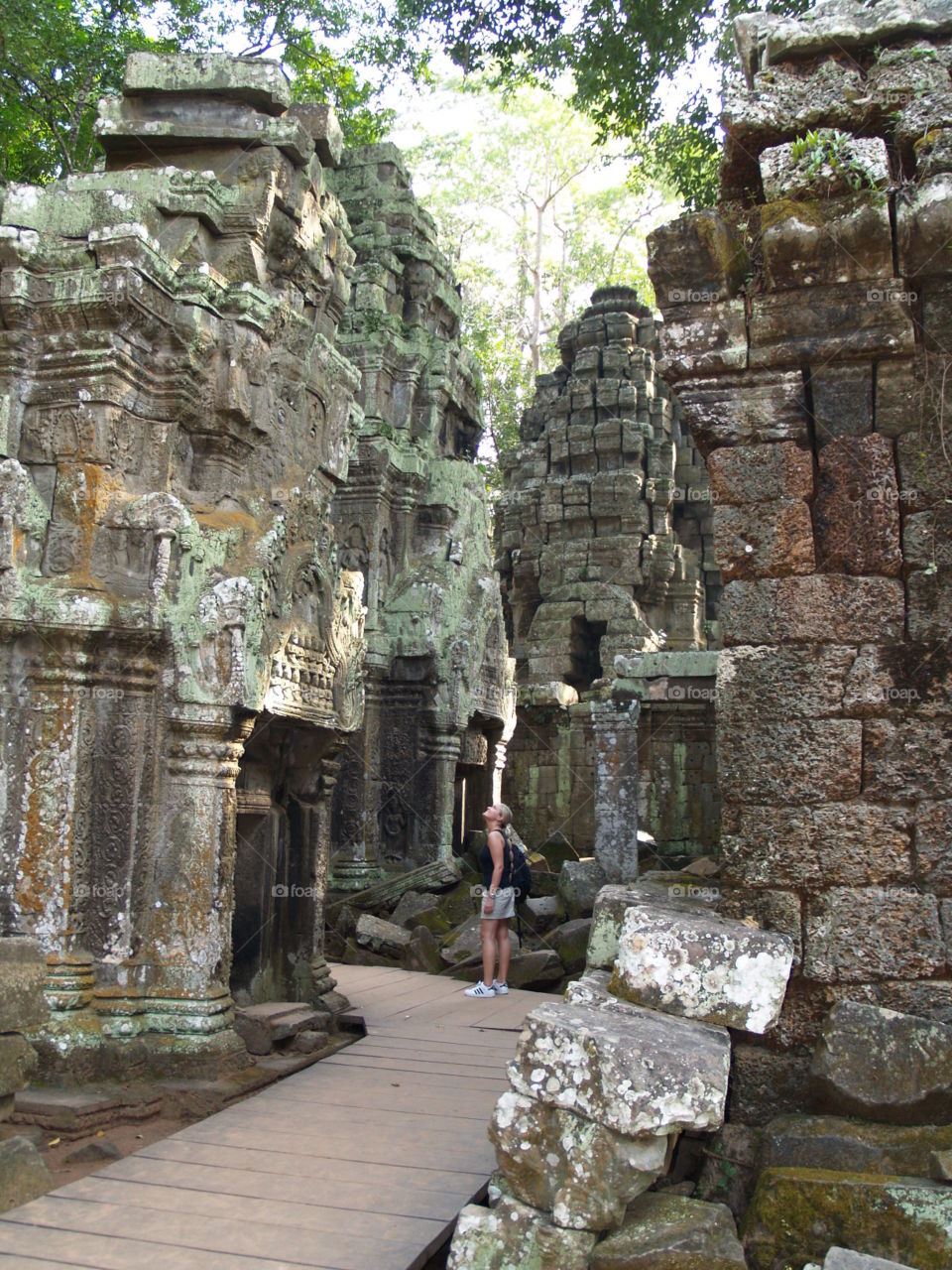 Cambodian temple ruins