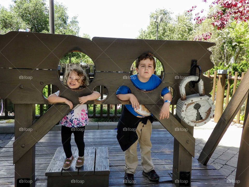 Kids in stocks