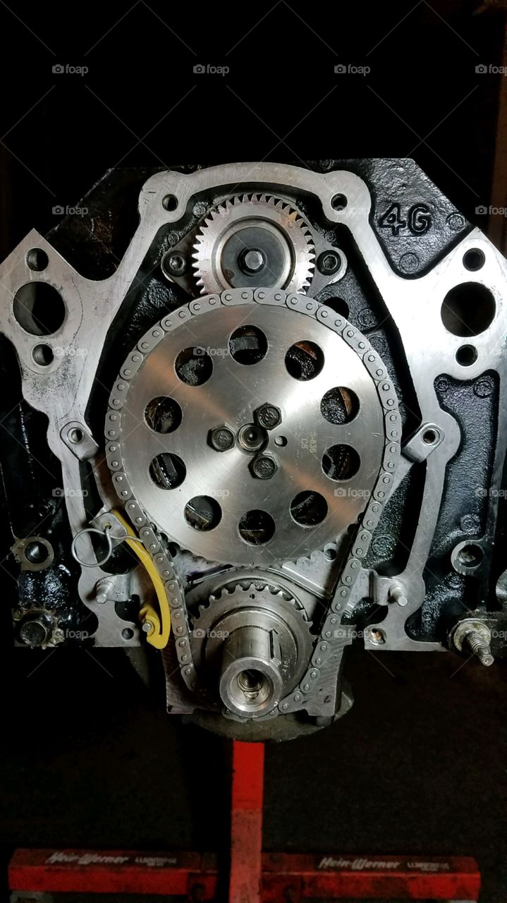 Front part of motor 