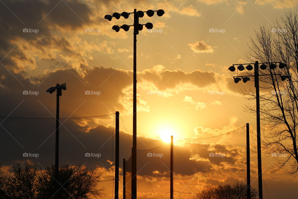 Over view of sunset