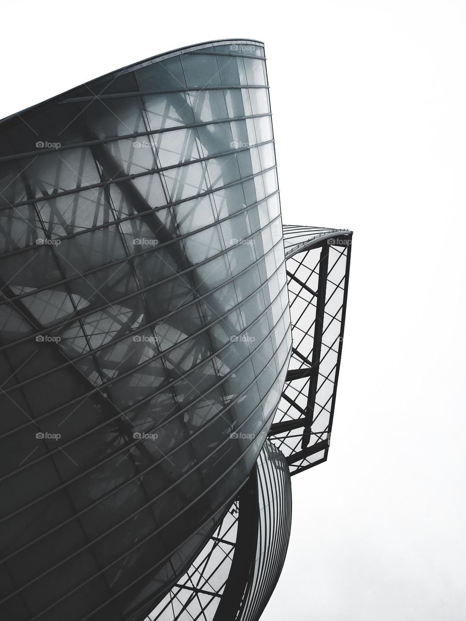 Abstract Modern Building