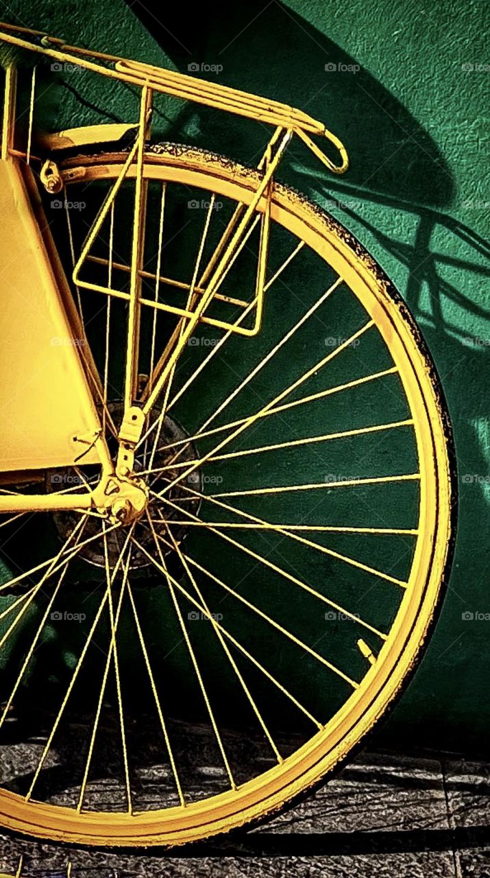 yellow bike