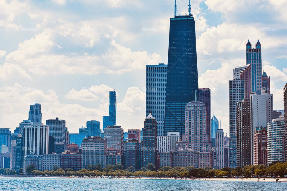 Cloudy clouds in chicago