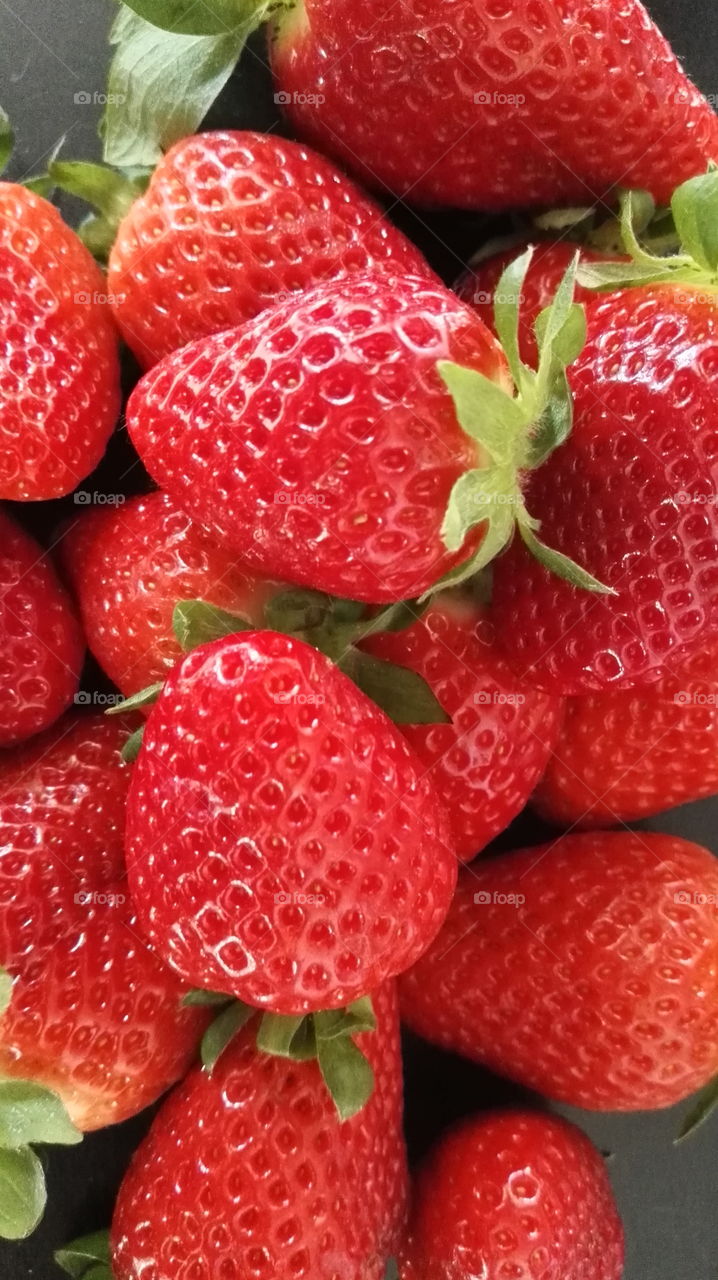 Close-up of strawberries