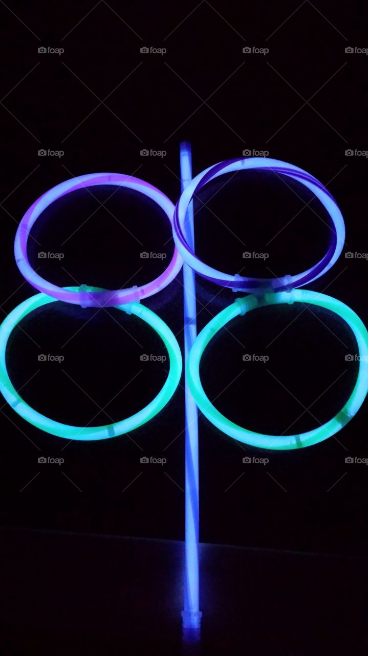 glowing rings